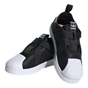 Adidas NWT Kids Superstar 360 Comfort Closure Pink Camo Accent Sneaker‎ Shoes